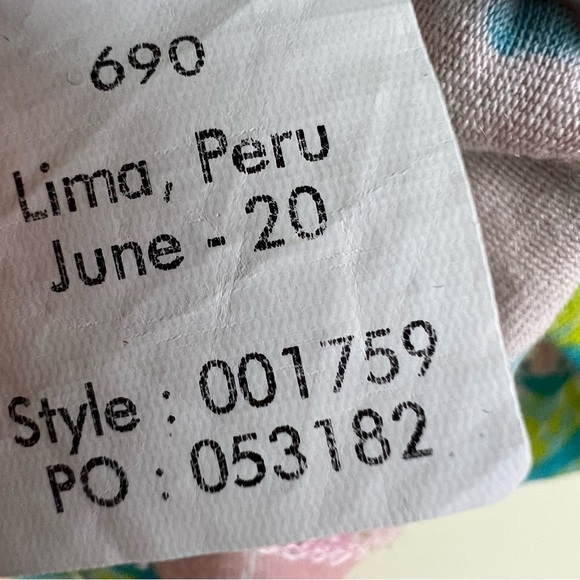 Lilly Pulitzer Kristin Vitamin Sea Pima Cotton Modal Blend Cross-back Tank Top - Picture 5 of 10